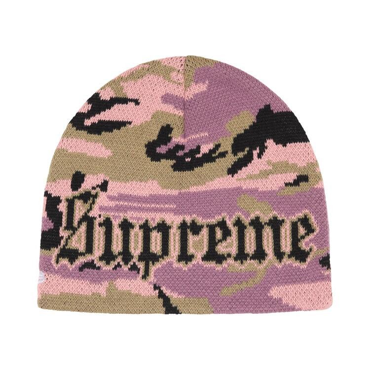 Supreme Chicago White Sox New Era Beanie Pink Camo – boční pohled | Purekickz