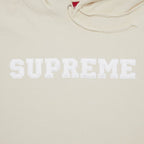 Supreme Collegiate Hooded Sweatshirt Natural – boční pohled | Purekickz