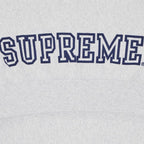 Supreme Collegiate Sleeve Hooded Sweatshirt Ash Grey – detail | Purekickz