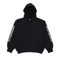 Supreme Collegiate Sleeve Hooded Sweatshirt 'Black' – hlavní pohled | Purekickz