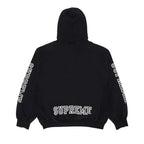 Supreme Collegiate Sleeve Hooded Sweatshirt 'Black' – boční pohled | Purekickz