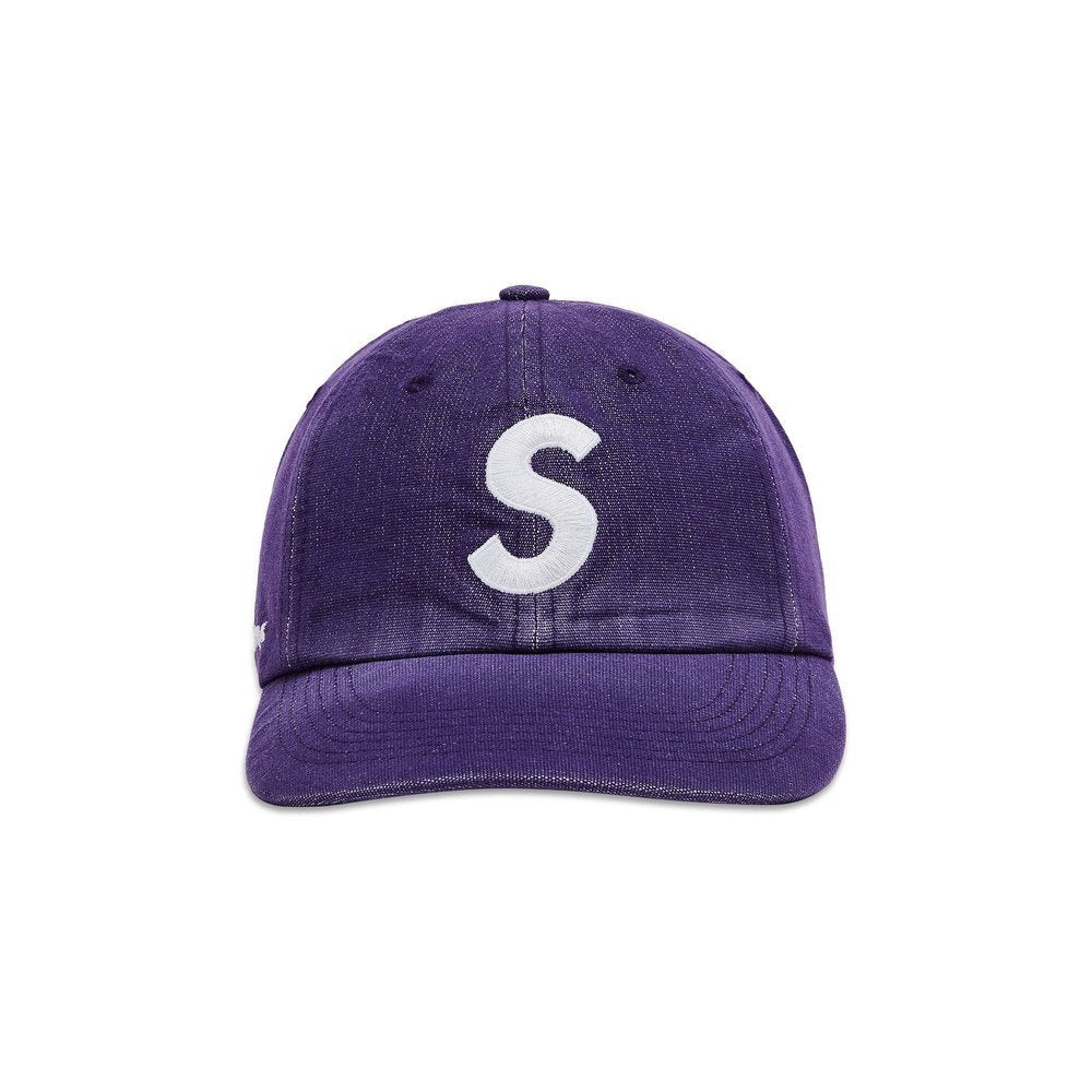 Supreme Cordura Denim S Logo 6-Panel Purple – hlavní pohled | Purekickz