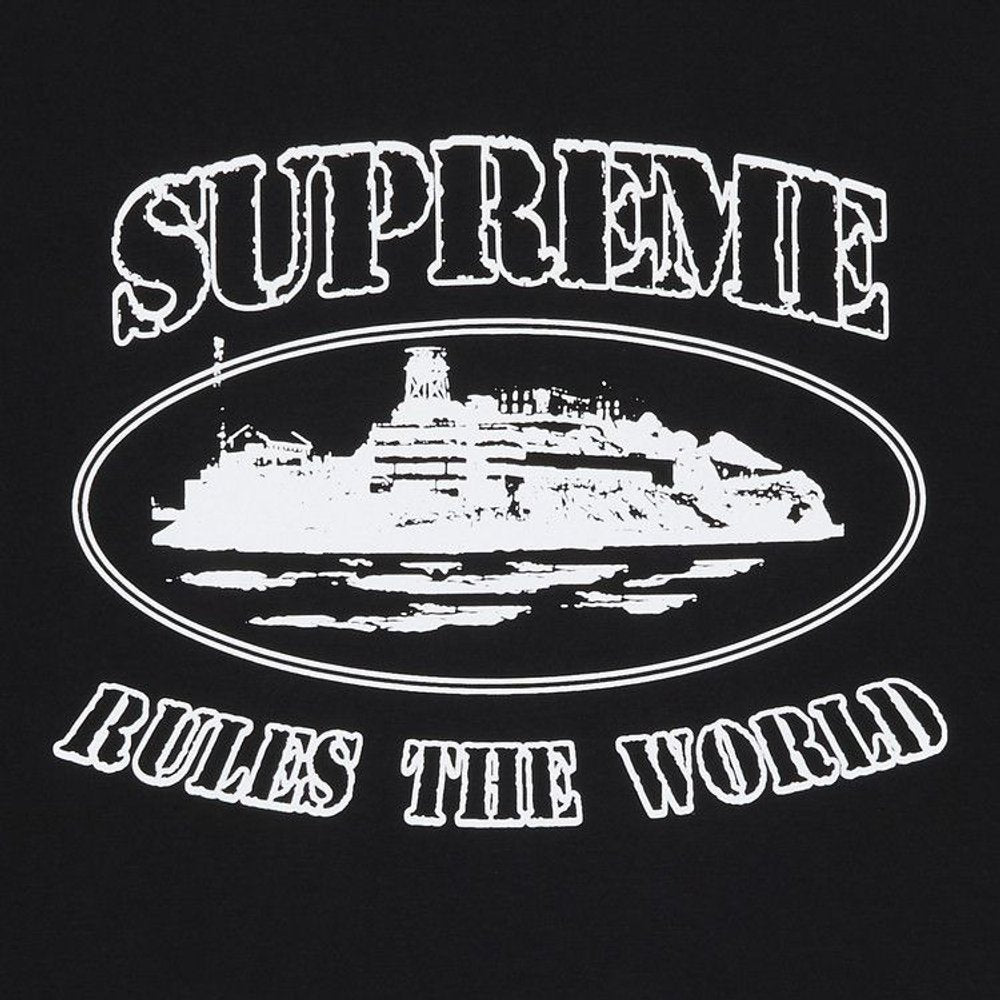 Supreme Corteiz Rules The World Tee Black – detail | Purekickz