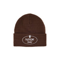 Supreme Crest Beanie Brown