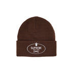 Supreme Crest Beanie Brown – hlavní pohled | Purekickz