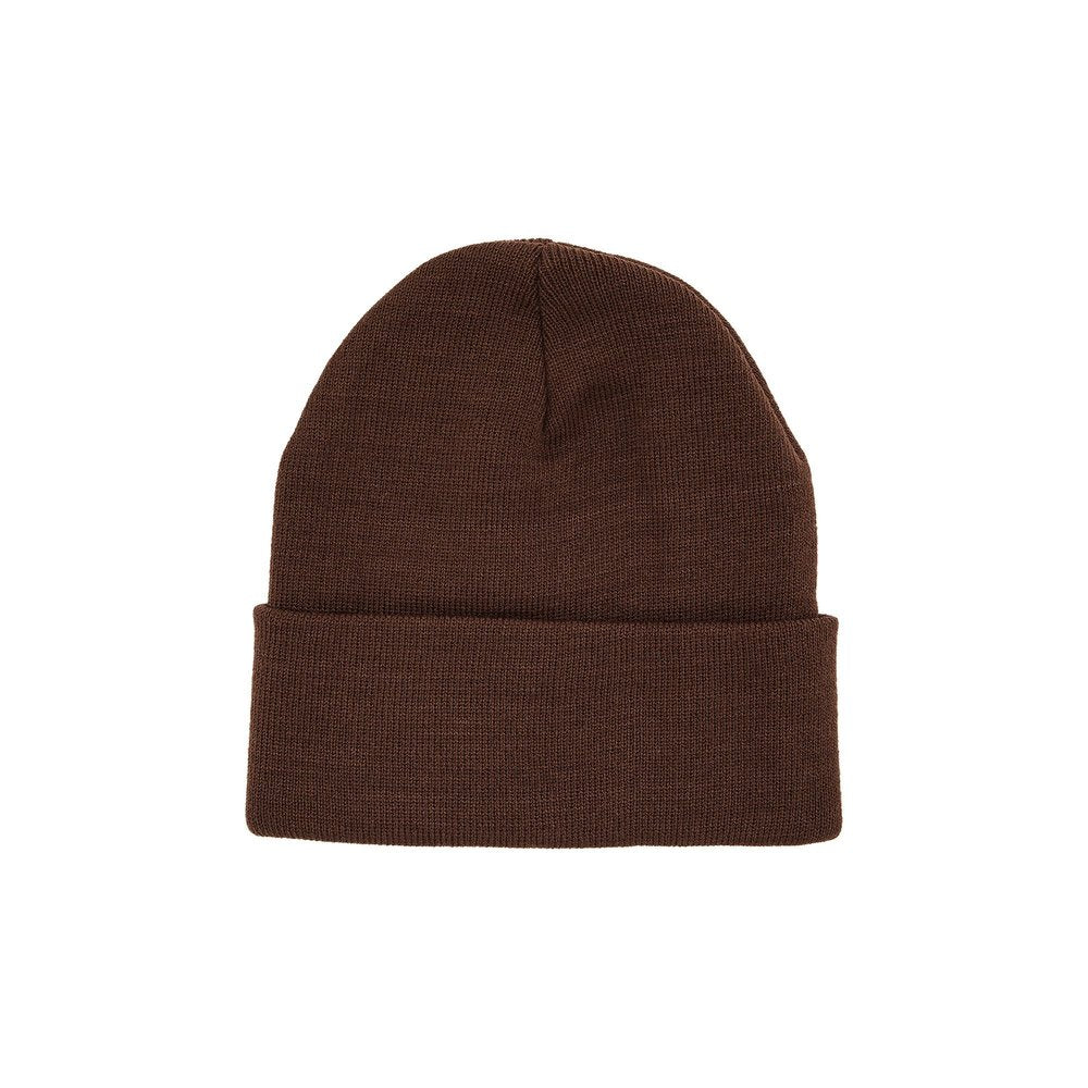Supreme Crest Beanie Brown – boční pohled | Purekickz