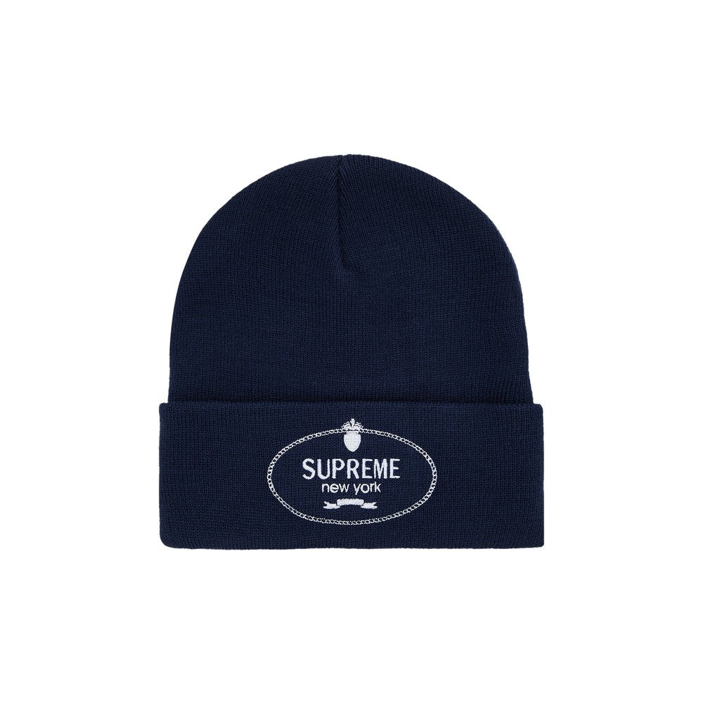Supreme Crest Beanie Navy