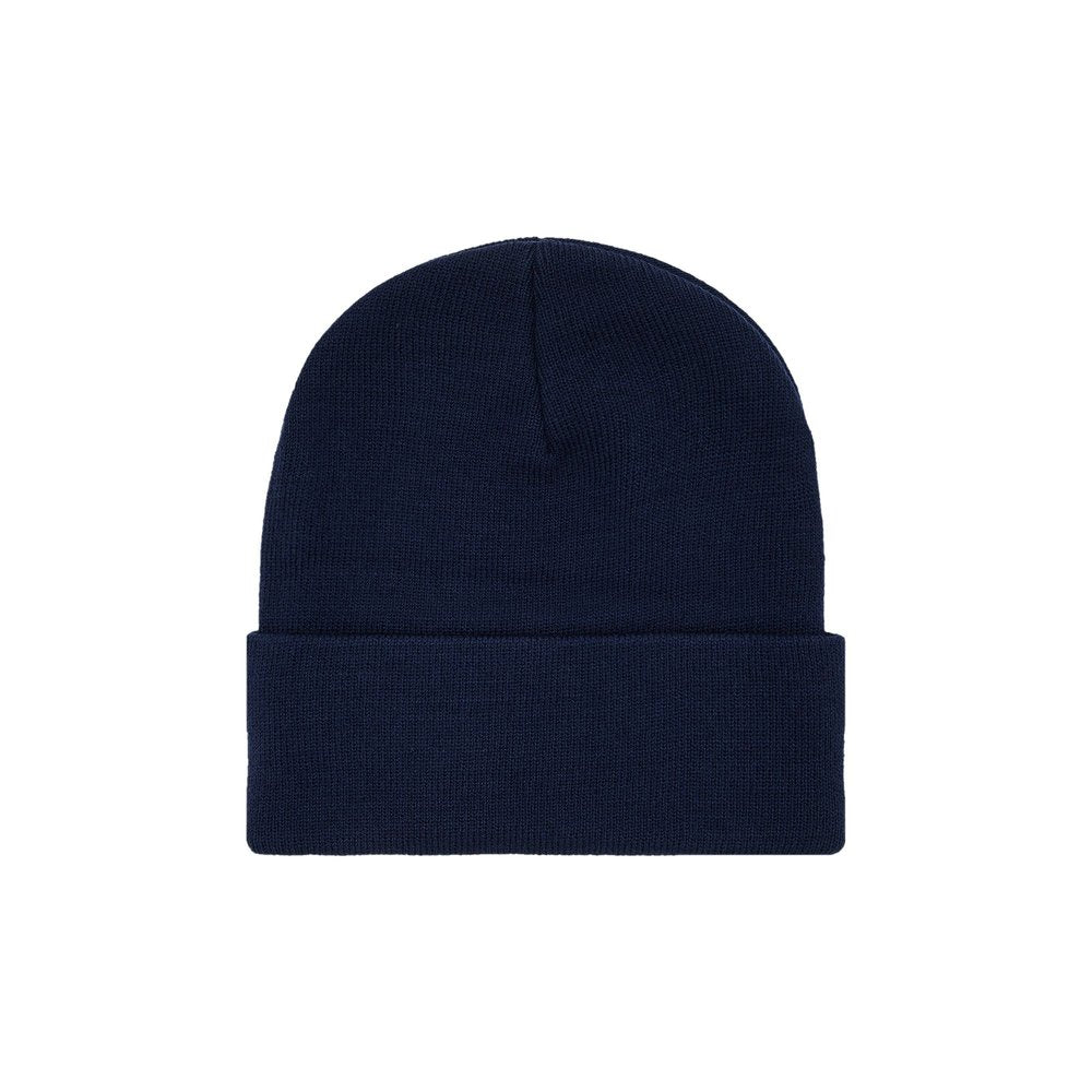 Supreme Crest Beanie Navy – boční pohled | Purekickz