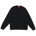 Supreme Cutout Logo Crewneck Black