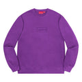 Supreme Cutout Logo Crewneck Violet