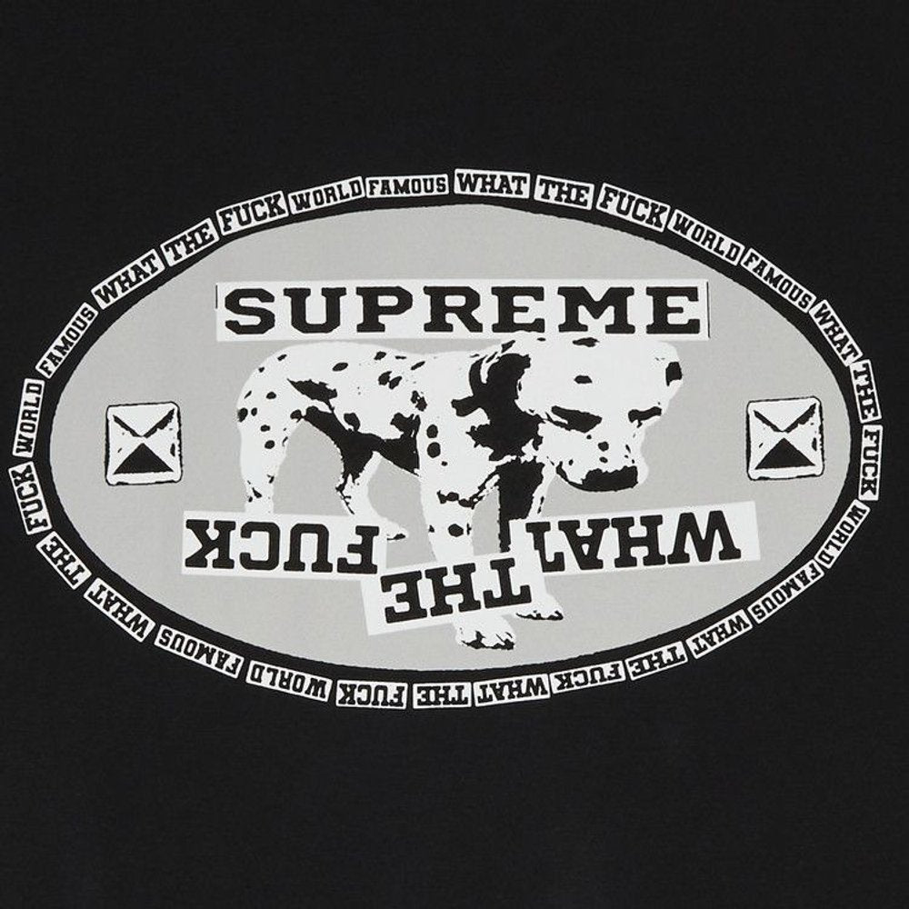 Supreme Dalmatian Tee Black – detail | Purekickz