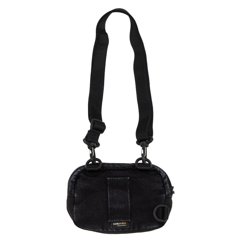 Supreme Denim Mini Shoulder Bag Black – boční pohled | Purekickz