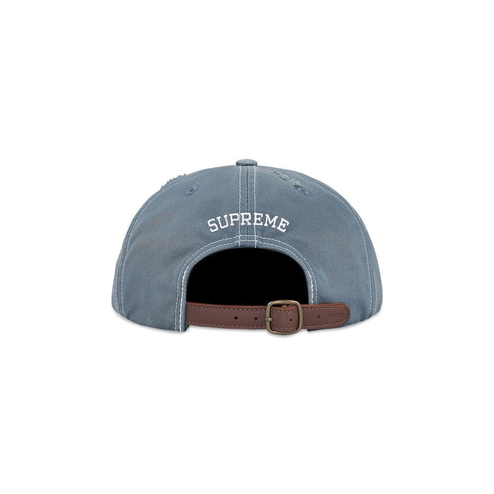 Supreme Distressed Script 6-Panel Slate