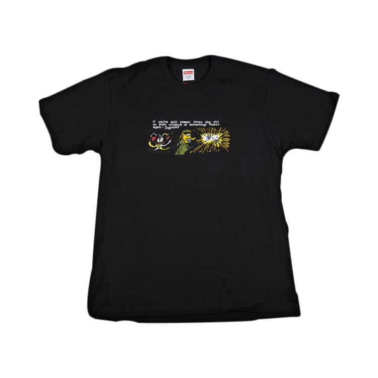 Supreme Dog Shit T-Shirt Black – hlavní pohled | Purekickz
