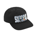 Supreme Embroidered Money Logo 6-Panel Hat Black – hlavní pohled | Purekickz