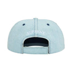 Supreme Embroidered Money Logo 6-Panel Hat Light Blue – boční pohled | Purekickz