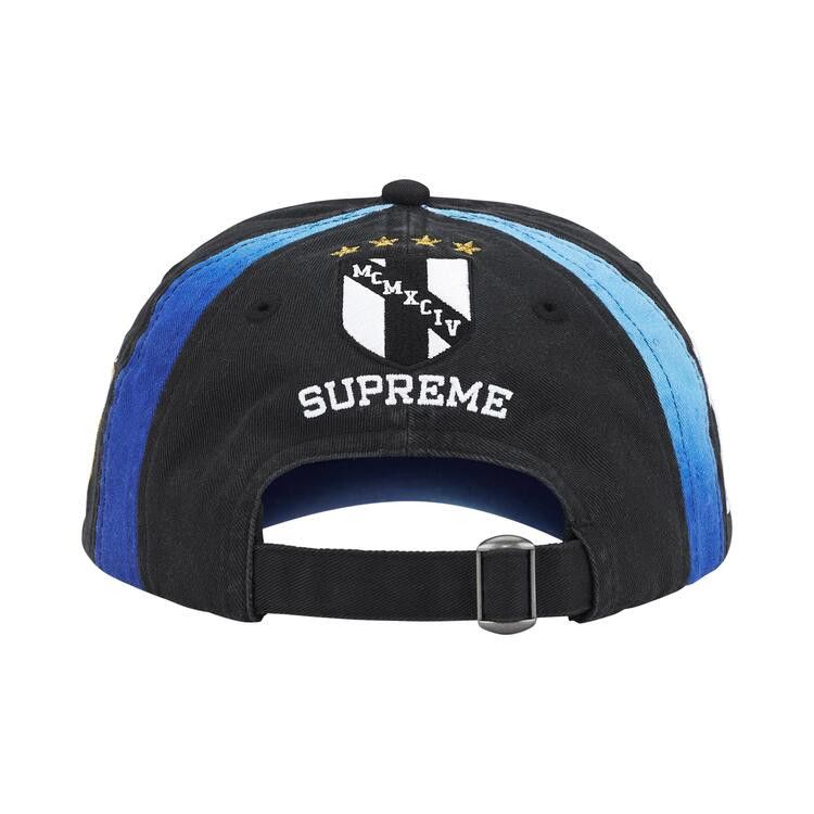 Supreme Fiji 6-Panel Black – boční pohled | Purekickz