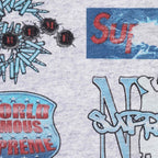 Supreme Flash Zip Up Hooded Sweatshirt White – boční pohled | Purekickz