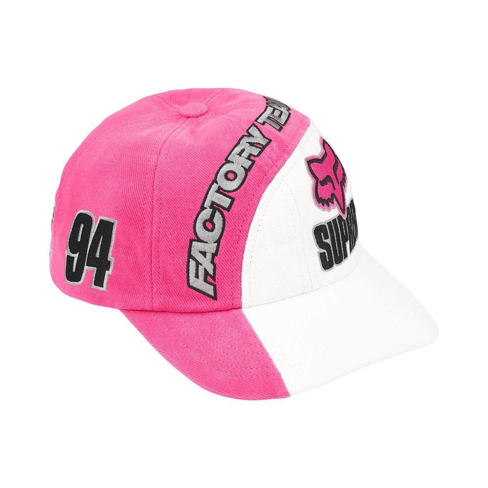 Supreme Fox Racing 6-Panel (FW25) White – hlavní pohled | Purekickz