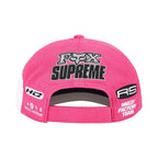 Supreme Fox Racing 6-Panel (FW25) White – boční pohled | Purekickz