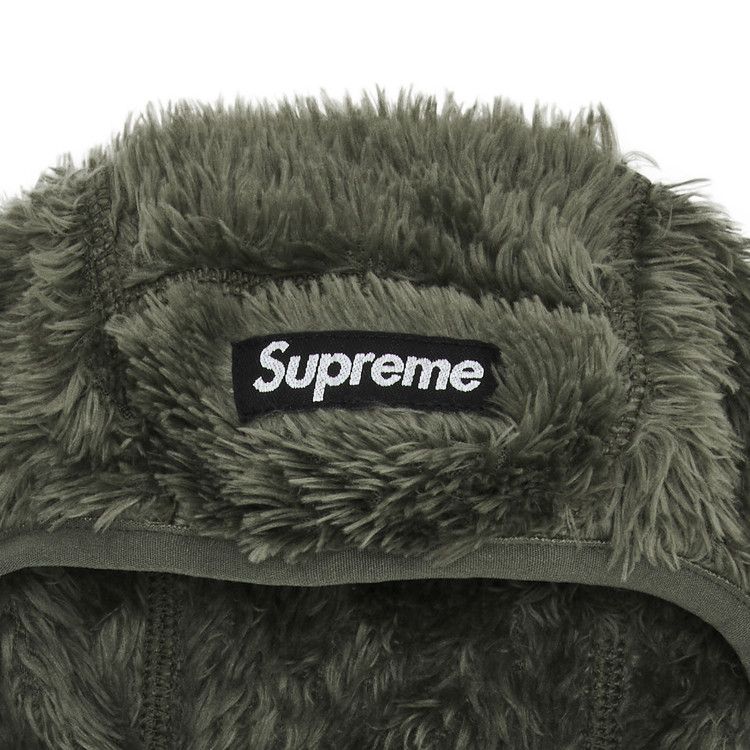 Supreme Fuzzy Balaclava Moss – detail | Purekickz