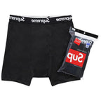 Supreme Hanes Boxers Black (4 Pack) – hlavní pohled | Purekickz
