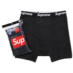 Supreme Hanes Boxers Black (4 Pack) – boční pohled | Purekickz