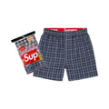 Supreme Hanes Plaid Boxers (4 Pack) Multicolor – hlavní pohled | Purekickz