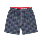 Supreme Hanes Plaid Boxers (4 Pack) Multicolor – boční pohled | Purekickz