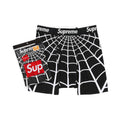 Supreme Hanes Spider-Man Boxer Briefs (2 Pack) Black – hlavní pohled | Purekickz