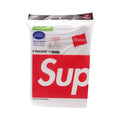 Supreme Hanes Tagless Tees (3 Pack) White – hlavní pohled | Purekickz