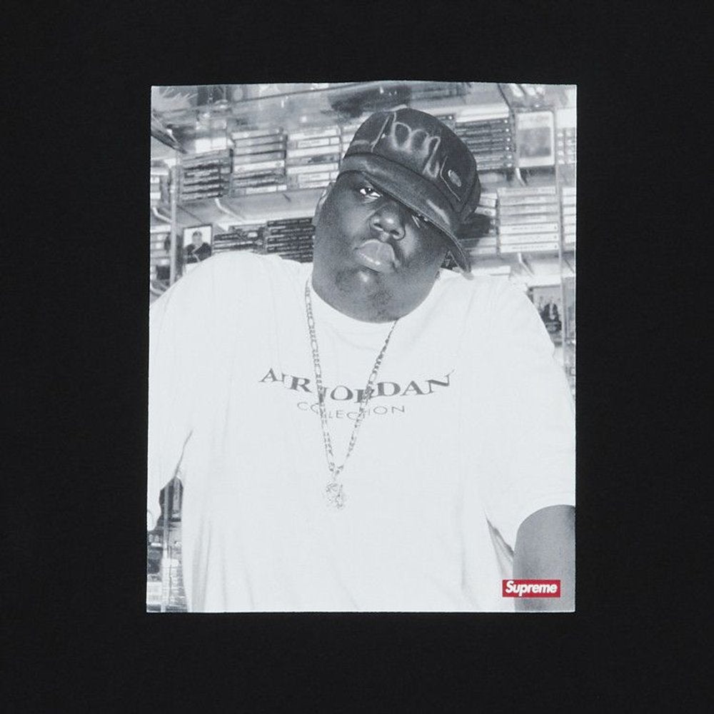 Supreme Jordan Biggie S/S Top Black – detail | Purekickz