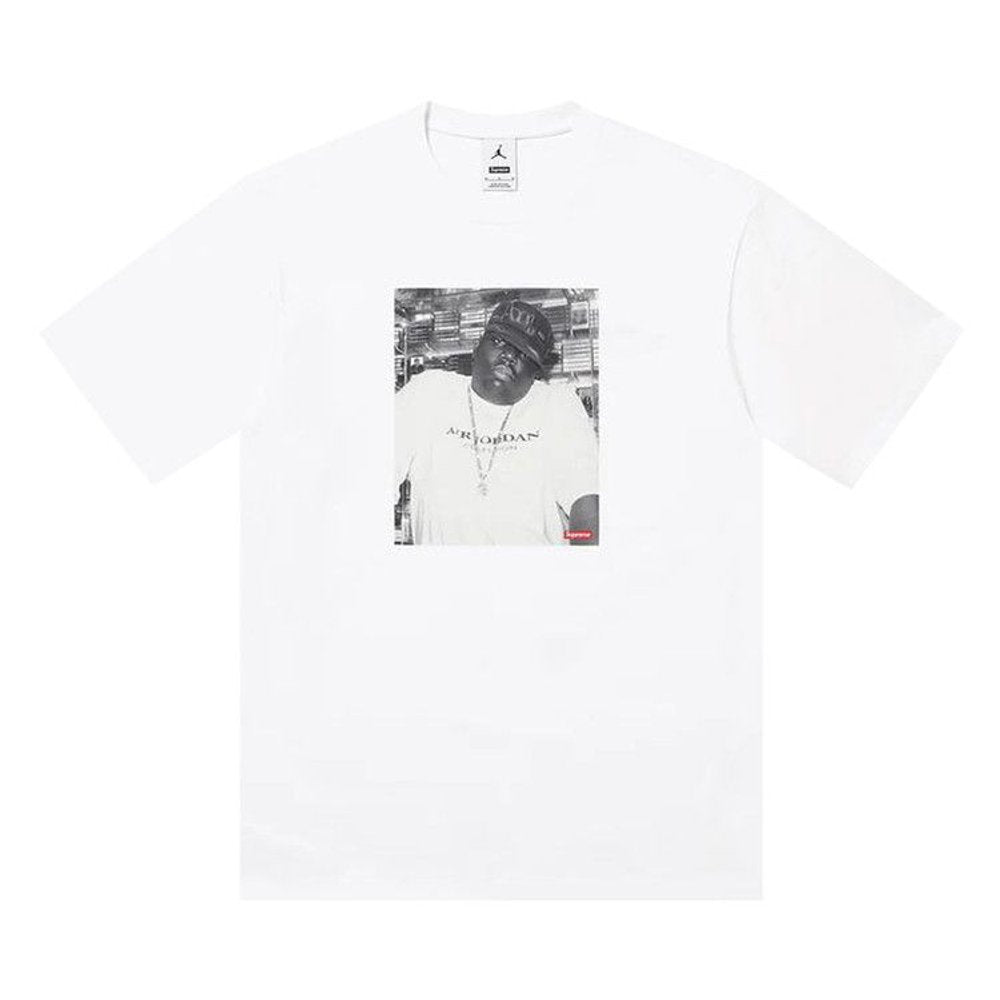 Supreme Jordan Biggie S/S Top White