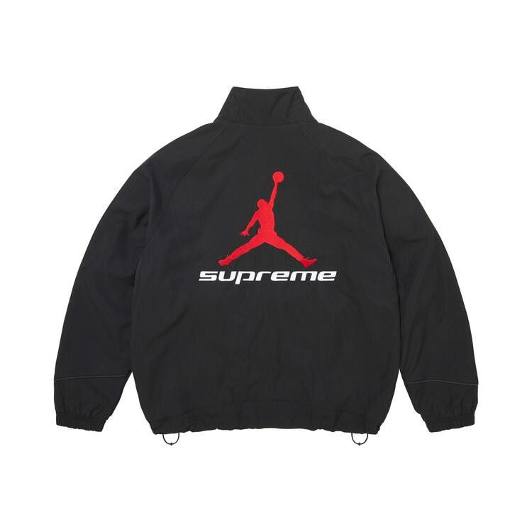 Supreme Jordan Track Jacket (SS26) Black – boční pohled | Purekickz