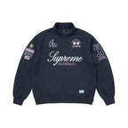 Supreme La Martina Zip Up Sweatshirt Navy – hlavní pohled | Purekickz