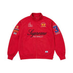 Supreme La Martina Zip Up Sweatshirt Red – hlavní pohled | Purekickz