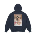 Supreme Larry Clark Zip Up Hooded Sweatshirt Navy – boční pohled | Purekickz