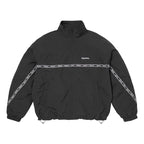Supreme Logo Taping Track Jacket Black – hlavní pohled | Purekickz