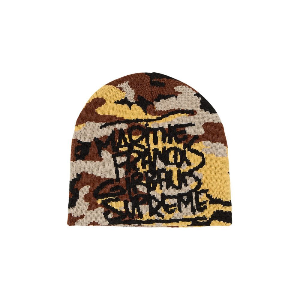 Supreme Marithé + François Girbaud Beanie Camo – hlavní pohled | Purekickz