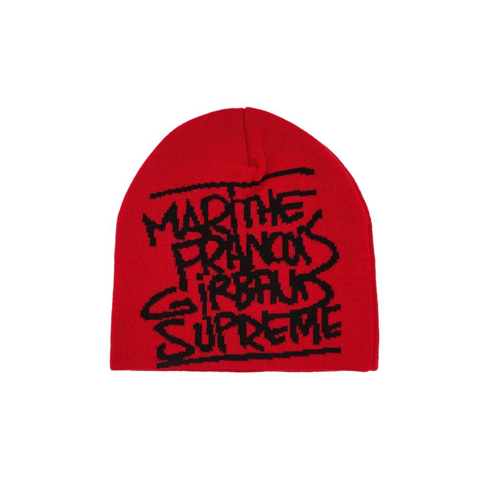 Supreme Marithé + François Girbaud Beanie Red – hlavní pohled | Purekickz