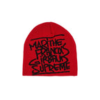 Supreme Marithé + François Girbaud Beanie Red – hlavní pohled | Purekickz