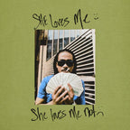Supreme Max B Tee Moss – detail | Purekickz