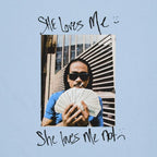 Supreme Max B Tee Powder Blue – detail | Purekickz
