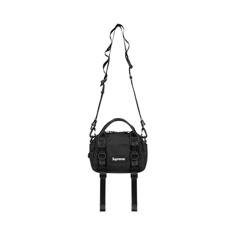 Supreme Mini Duffle Bag (SS26) Black – hlavní pohled | Purekickz