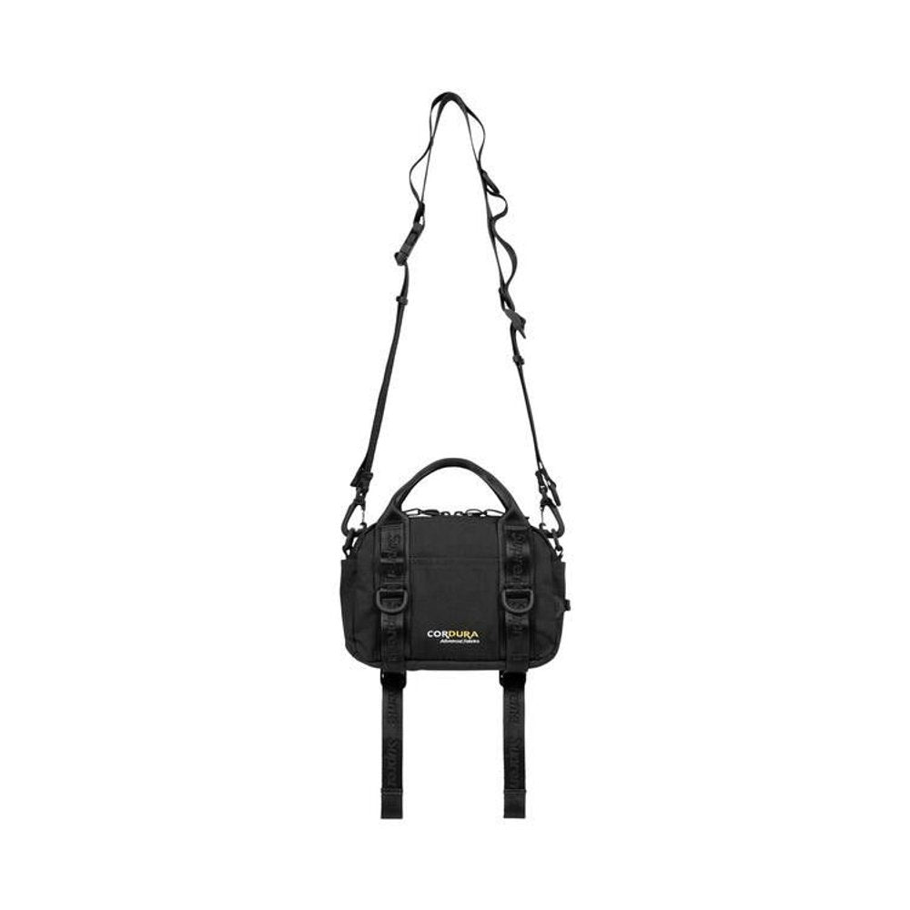 Supreme Mini Duffle Bag (SS26) Black – boční pohled | Purekickz