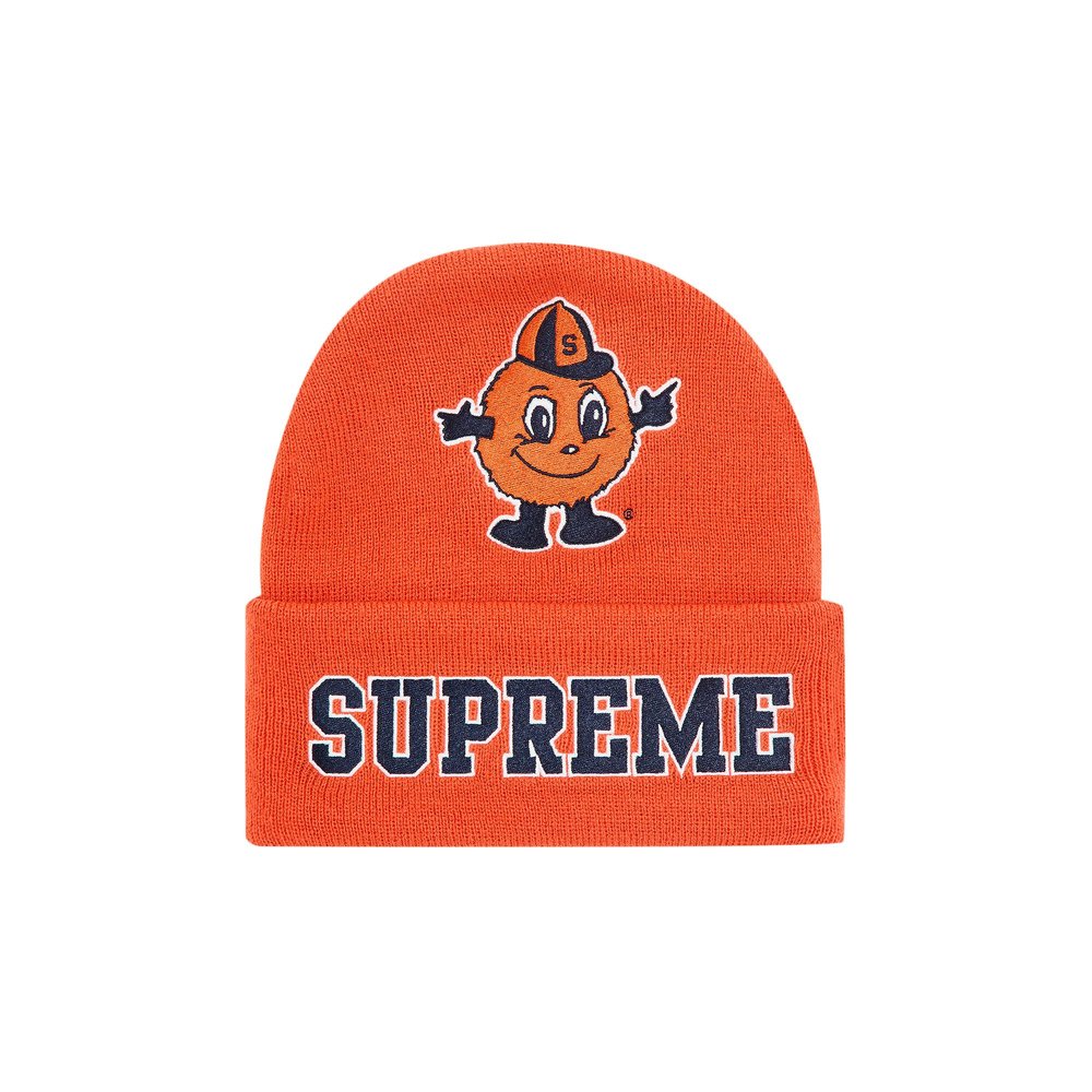 Supreme Mitchell & Ness NCAA Beanie Orange – hlavní pohled | Purekickz