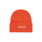 Supreme Mitchell & Ness NCAA Beanie Orange – boční pohled | Purekickz
