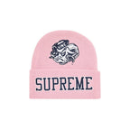 Supreme Mitchell & Ness NCAA Beanie Pink – hlavní pohled | Purekickz