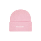 Supreme Mitchell & Ness NCAA Beanie Pink – boční pohled | Purekickz