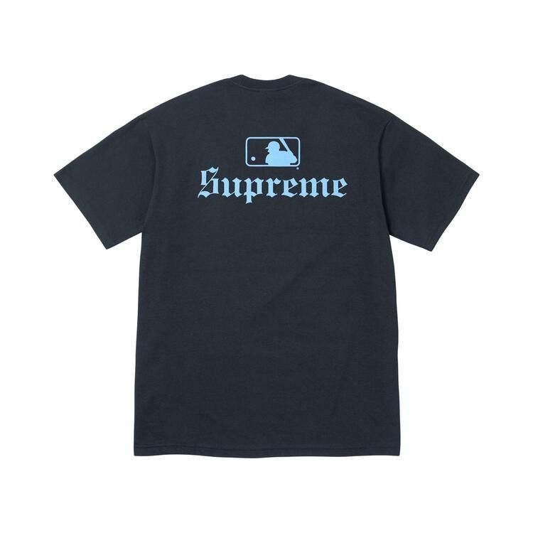 Supreme MLB Teams NY Tee Navy – boční pohled | Purekickz